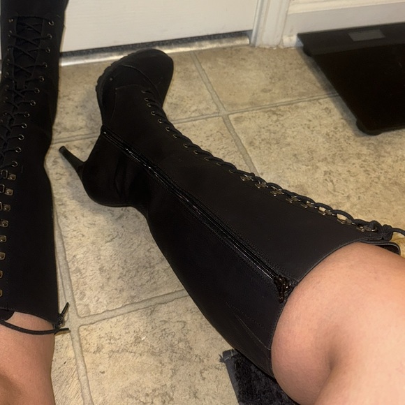 Aldo Leather Knee Hi Boots - Picture 8 of 12